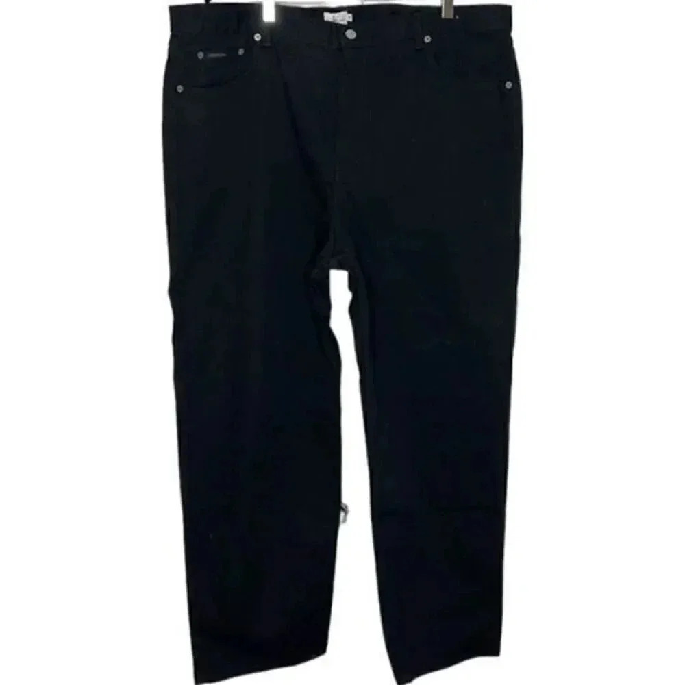 Calvin Klein black cotton jeans size 42